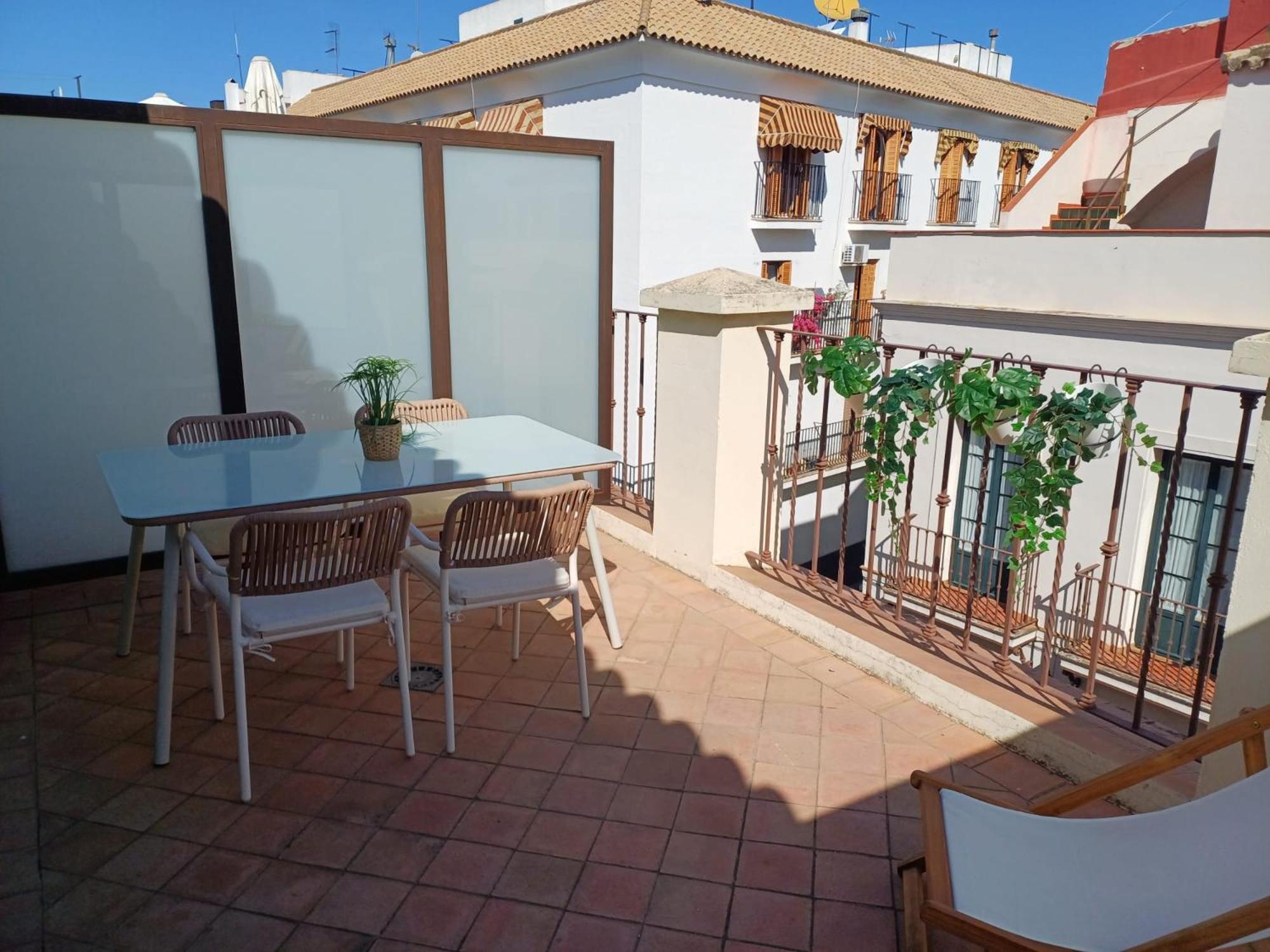Apto. Con Terraza Privada Centro Sevilla Kültér fotó